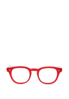 Kador Woody cal 49 round-frame glasses - Red