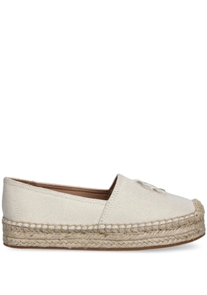 BOSS logo-embroidered espadrilles - Neutrals