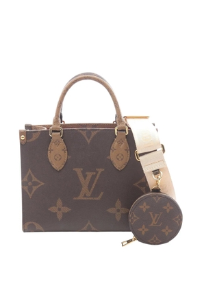 Louis Vuitton Pre-Owned 2021-2025 Monogram Reverse Giant OnTheGo PM satchel - Brown