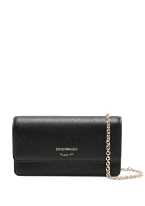 Emporio Armani chain-strap clutch bag - Black