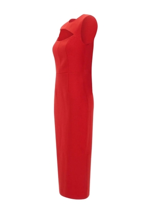 Rebecca Vallance cut-out midi dress - Red