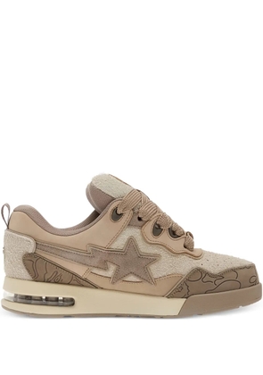 A BATHING APE® star appliqué flip trainers - Neutrals