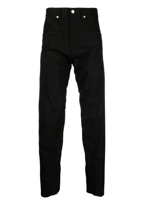 Junya Watanabe MAN mid-rise straight-leg trousers - Black