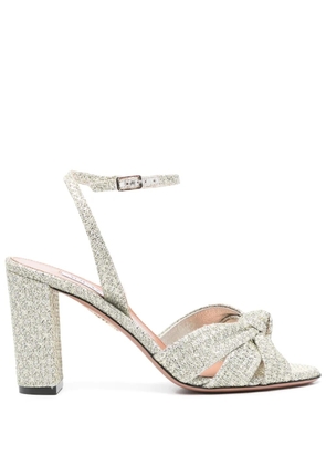 Aquazzura 85mm Nina Sandals - Yellow