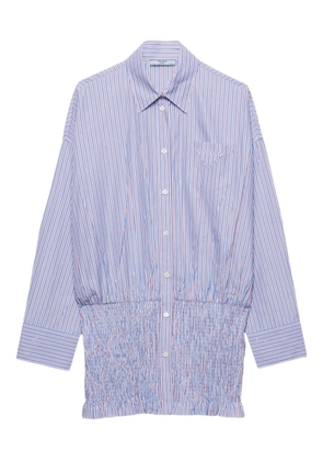 Prada striped cotton shirt - Blue