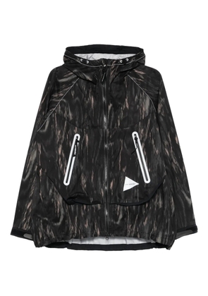 and Wander zip-pocket jacket - Black