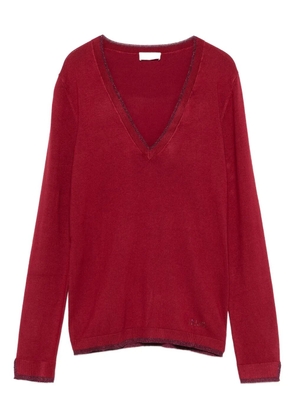 LIU JO V-neck sweater - Red