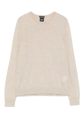 BOSS crew-neck sweater - Neutrals