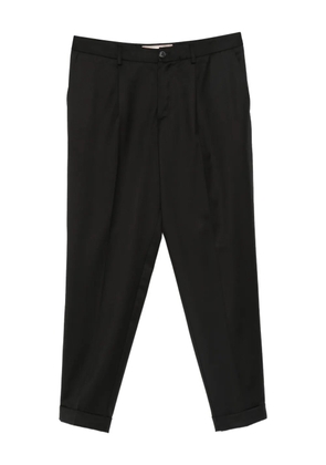 BONHEUR pleated cuffed trousers - Black