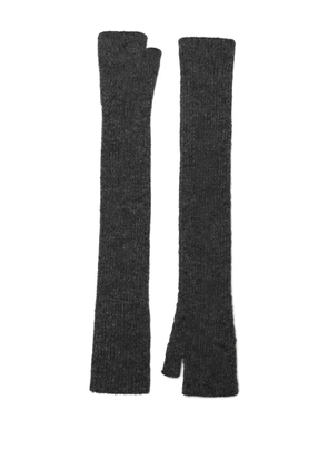 Roberto Collina fingerless gloves - Grey