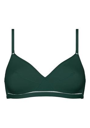 ERES Lydia Soyeuse wireless triangle bra - Green
