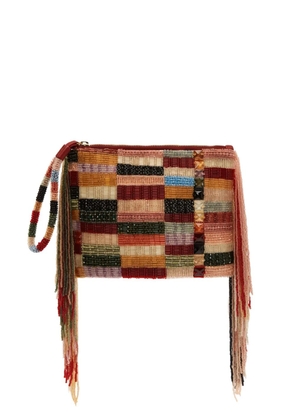 ALEMAIS Marjorelle clutch bag - Brown