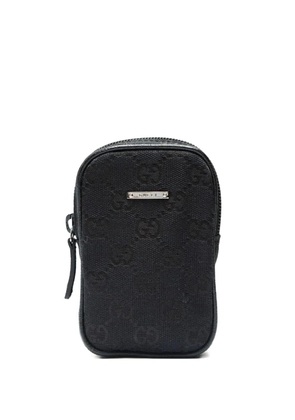 Gucci Pre-Owned 2000-2015s GG canvas cigarette case - Black