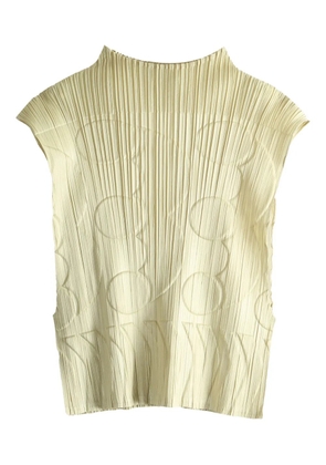 Pleats Please Issey Miyake Tune pleated top - Neutrals
