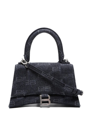Balenciaga Pre-Owned 2010-2025s small Hourglass logo-plaque tote bag - Black