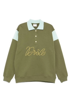Drôle De Monsieur cotton polo shirt - Green