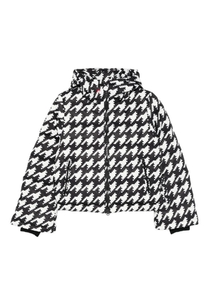 Perfect Moment houndstooth oversized coat - White