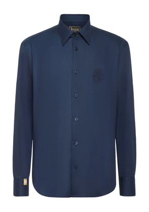 Billionaire logo-patch shirt - Blue