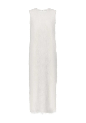 LouLou de Saison Tiwa fringed midi dress - White