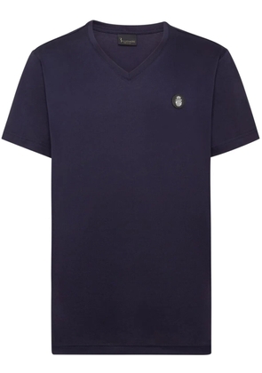 Billionaire logo patch t-shirt - Blue