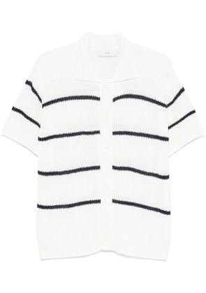DUNST striped shirt - White