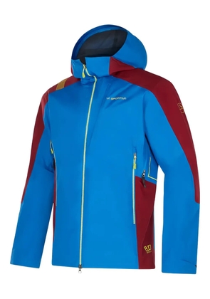 La Sportiva hooded colour-block jacket - Blue
