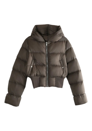 Rick Owens hooded puffer jacket - Grey