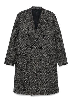 Tagliatore double-breasted coat - Black