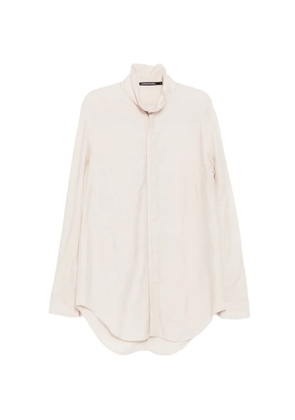 Julius high-neck shirt - Neutrals