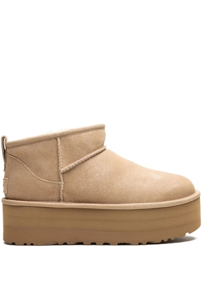 UGG Classic Ultra Mini Platform 'Sand' boots - Neutrals