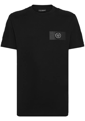 Plein Sport logo patch T-shirt - Black