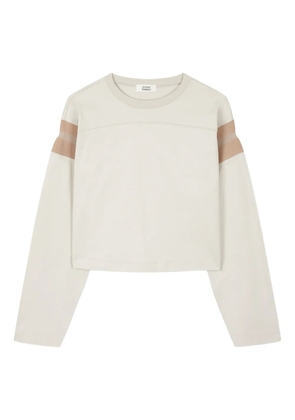 TOMBOY contrasting-stripe long-sleeved top - Neutrals