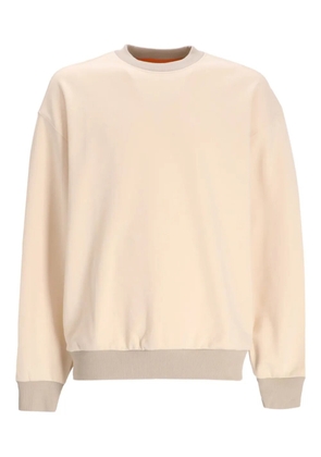 BOSS cotton crew-neck sweatshirt - Neutrals