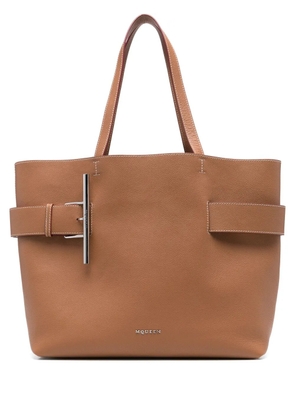 Alexander McQueen T-Bar Sling tote bag - Brown