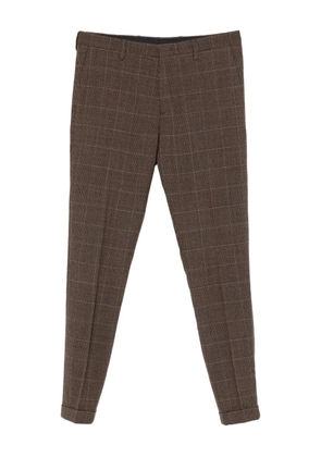 Paul Smith checked straight-leg trousers - Brown