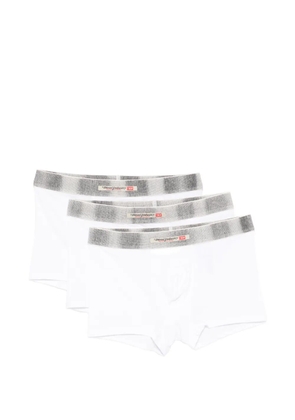 Diesel logo-waistband boxers (set of three) - White