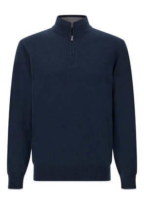 Boggi Milano half-zip sweater - Blue