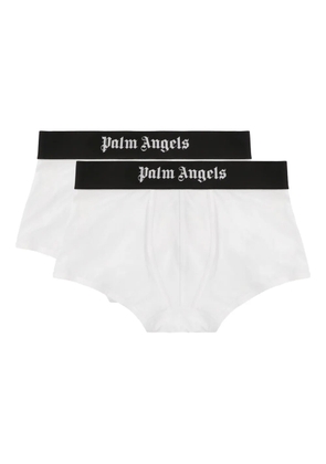 Palm Angels logo-waistband boxers (pack of two) - White