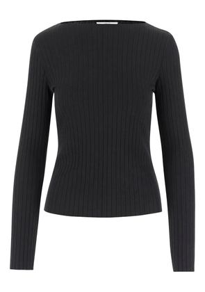 Vince ribbed crew-neck sweater - Black