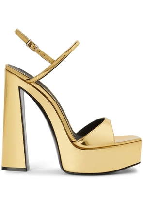 Giuseppe Zanotti Sylvy 145mm platform sandals - Gold
