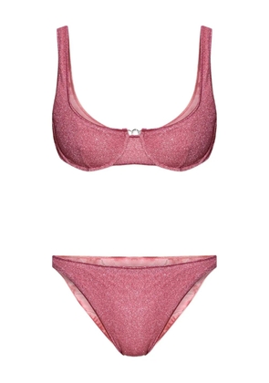 Oséree glitter underwire bikini - Pink