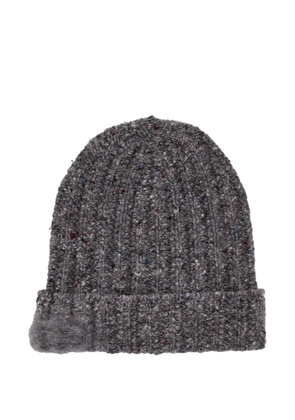 Maison Margiela ribbed beanie hat - Grey
