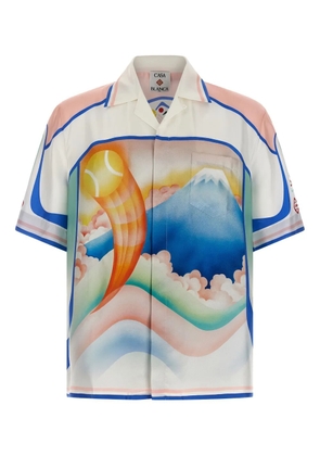 Casablanca Fuji Dream camp-collar shirt - White