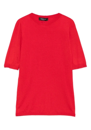 Fabiana Filippi round-neck short-sleeve t-shirt - Red