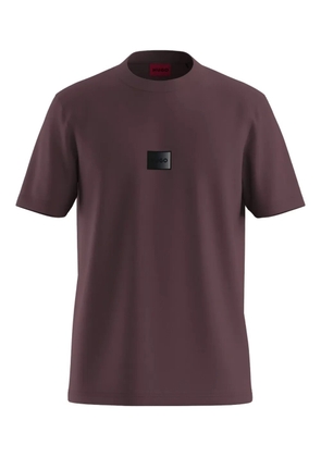 HUGO logo-detail T-shirt - Red