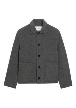 AMI Paris wool buttoned jacket - Grey