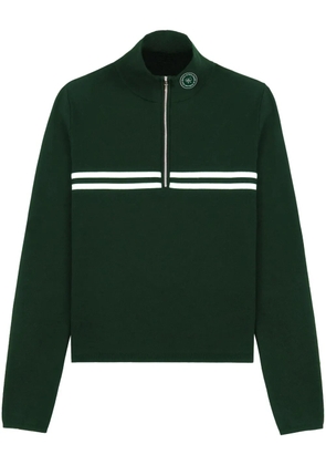 Sporty & Rich Minimal quarter-zip sweatshirt - Green