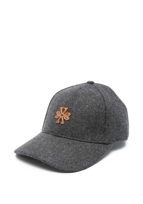 Jacob Cohën logo embellished baseball cap hat - Grey