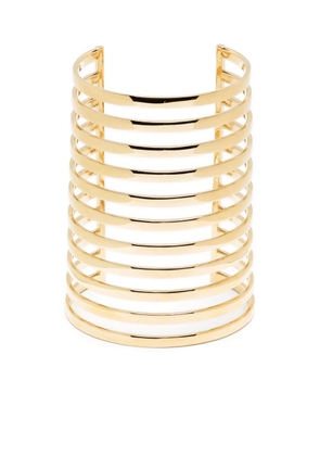 Amina Muaddi Angelica brass bracelet - Gold