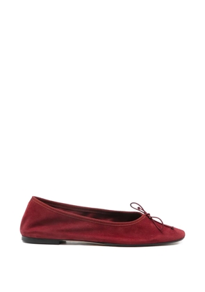 Aeyde Tiby suede ballerinas - Red